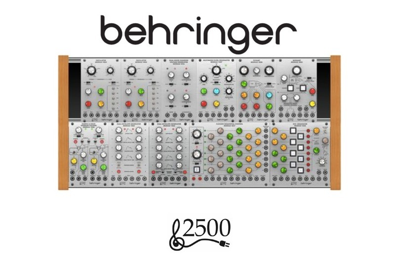 Behringer 2500 Series User manual
