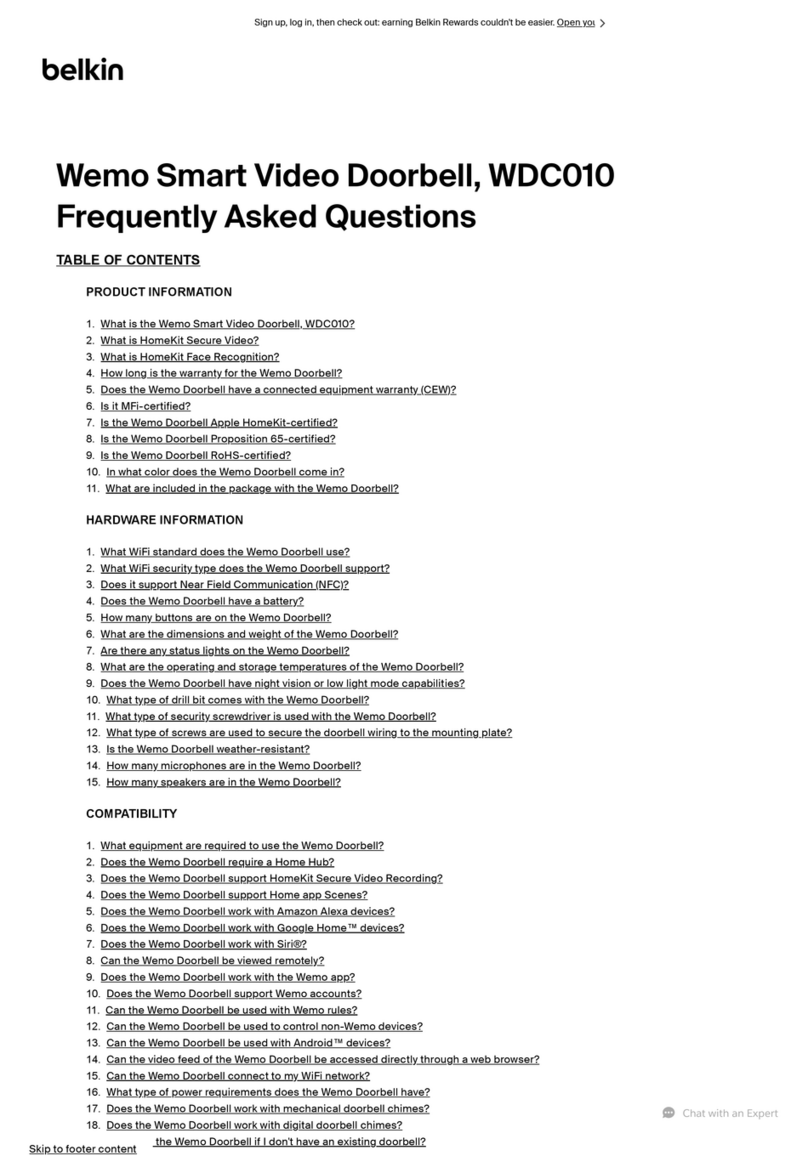 Belkin Wemo WDC010 Frequently asked questions