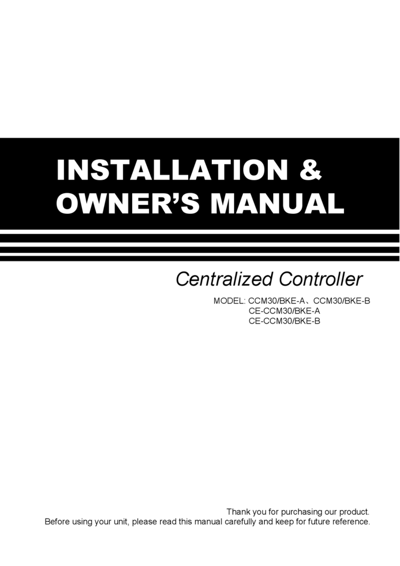 Airwell CCM30/BKE-A Installation & owner's manual Airwell CCM30/BKE-A Installation & owner's manual