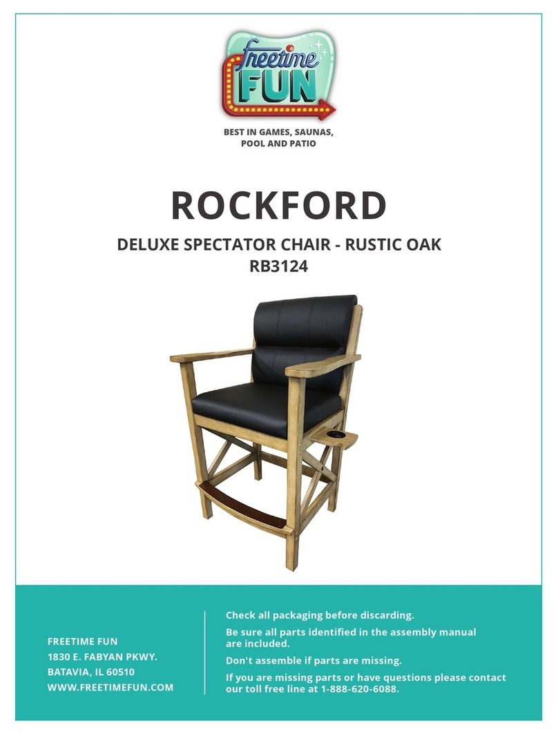 FREETIME FUN ROCKFORD RB3124 User manual