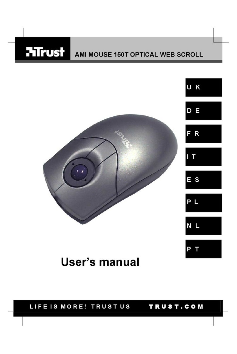 Trust AMI MOUSE 150T OPTICAL WEB SCROLL User manual
