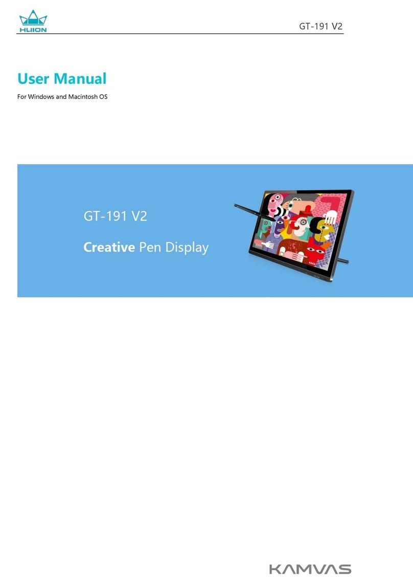 Huion KAMVAS GT-191 V2 User manual