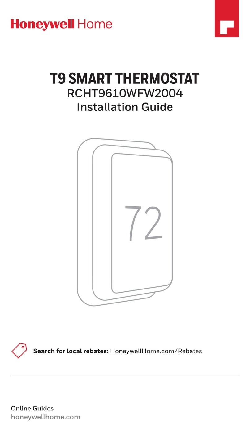 Honeywell RCHT9610WFW2004 User manual