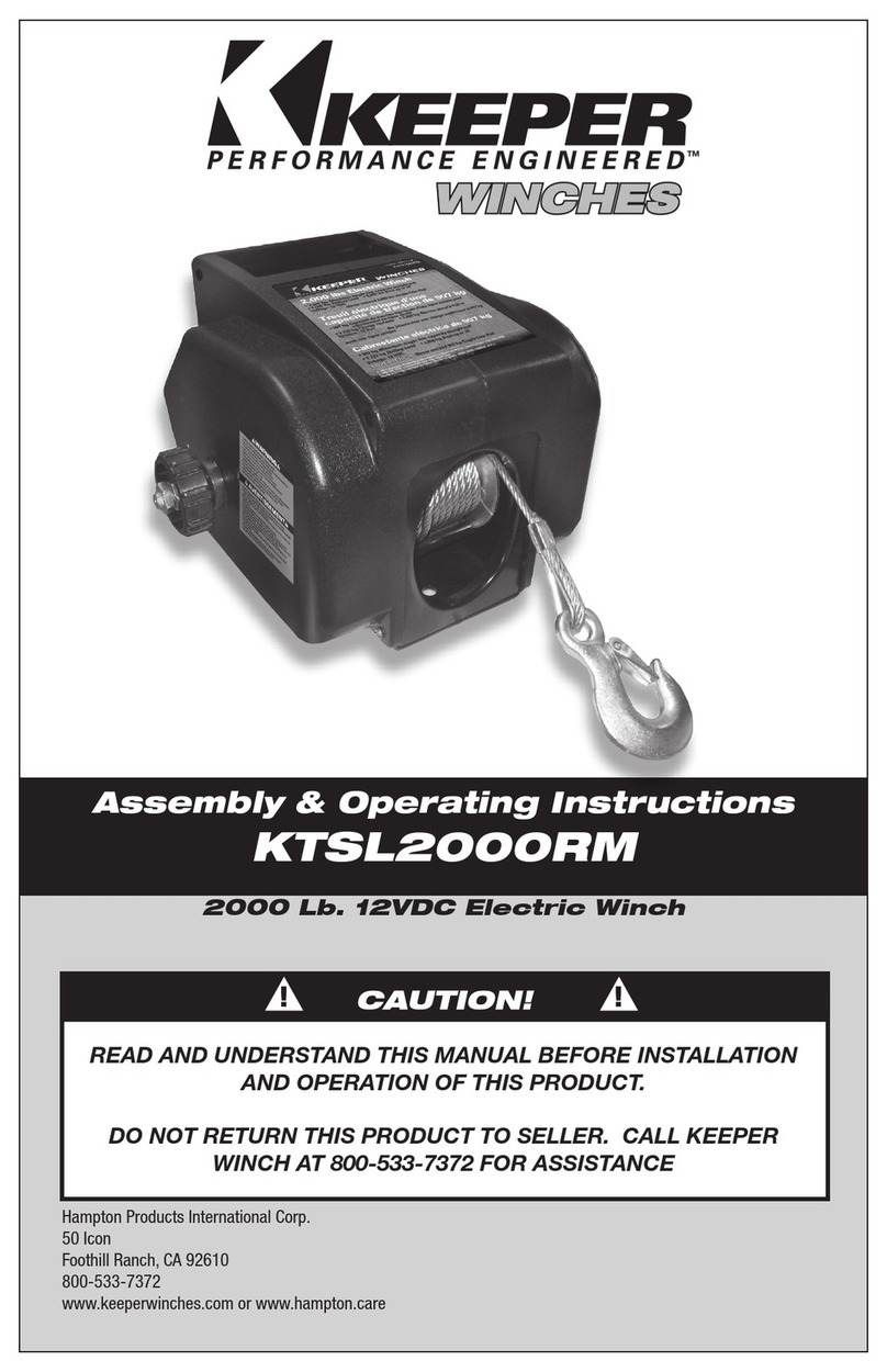 Keeper KTSL2000RM Quick reference guide