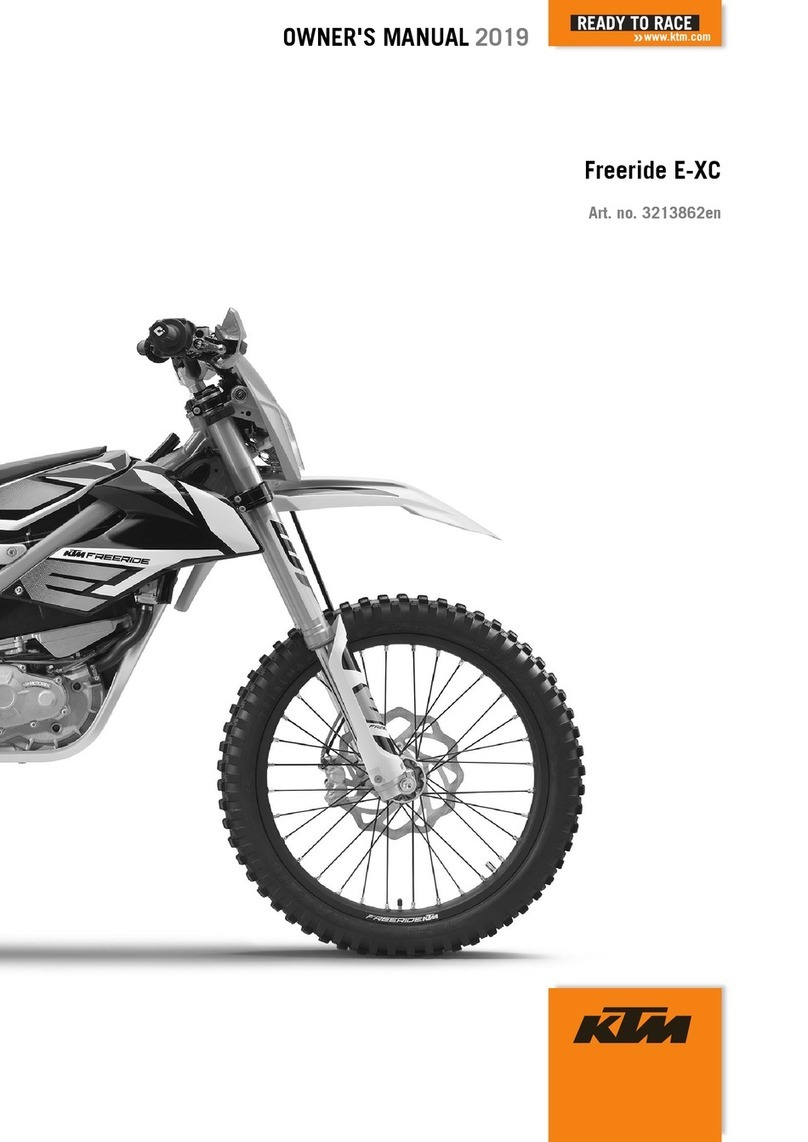 KTM Freeride E-XC 2019 User manual