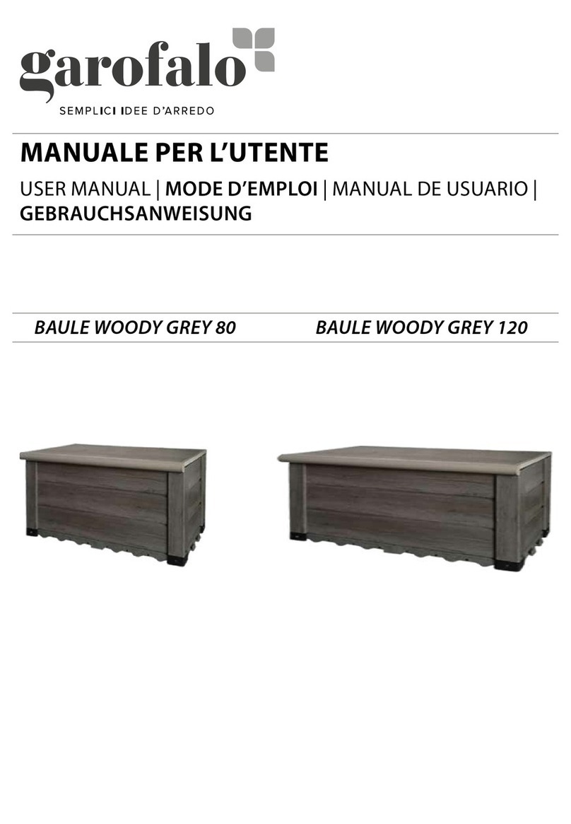 garofalo BAULE WOODY GREY 80 user manual