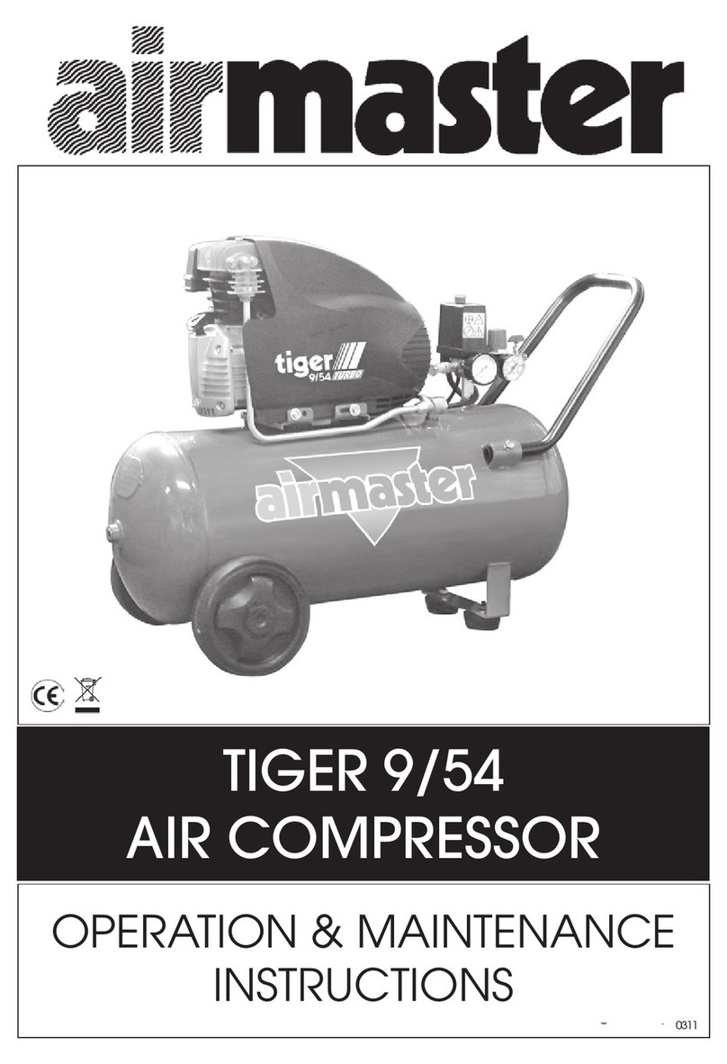 Clarke airmaster TIGER 9/54 Instruction Manual