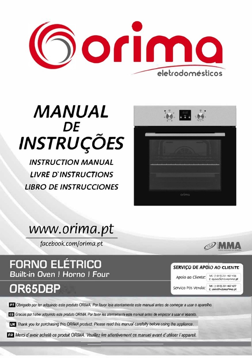 Orima OR65DBP instruction manual