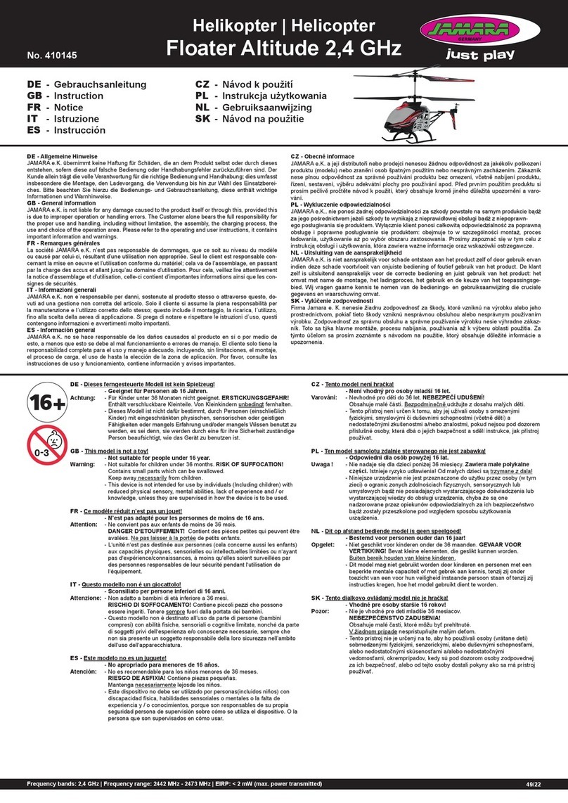 Jamar Floater Altitude 2,4 GHz instructions