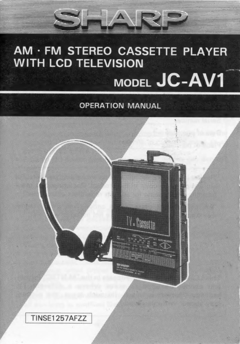 Sharp JC-AV1 User manual