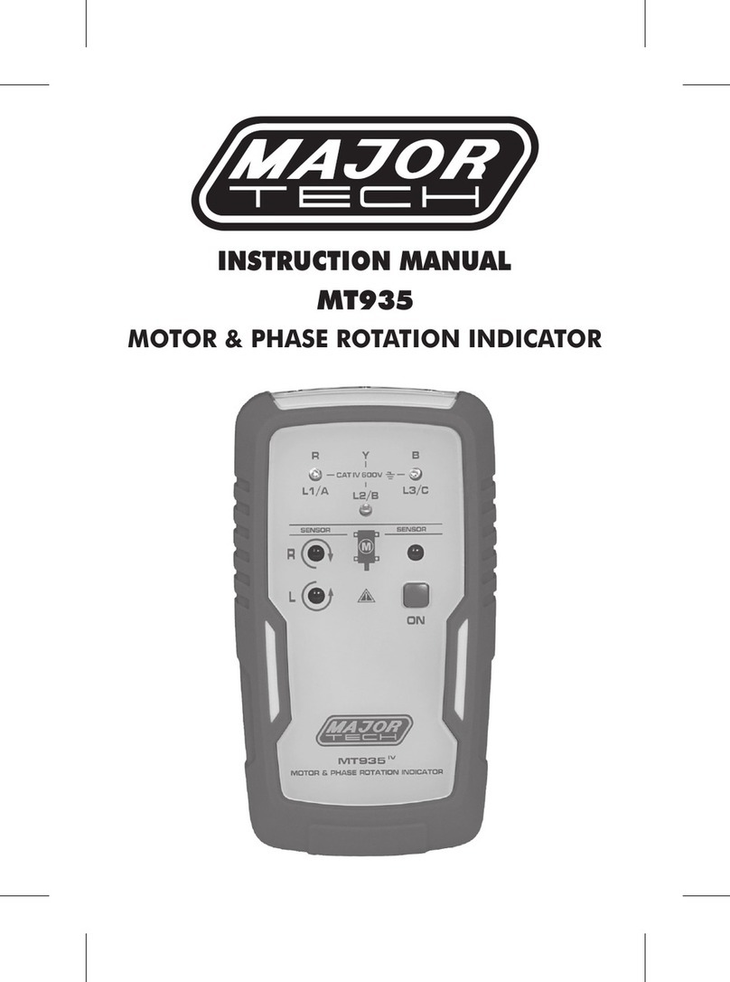 Major tech MT935 instruction manual