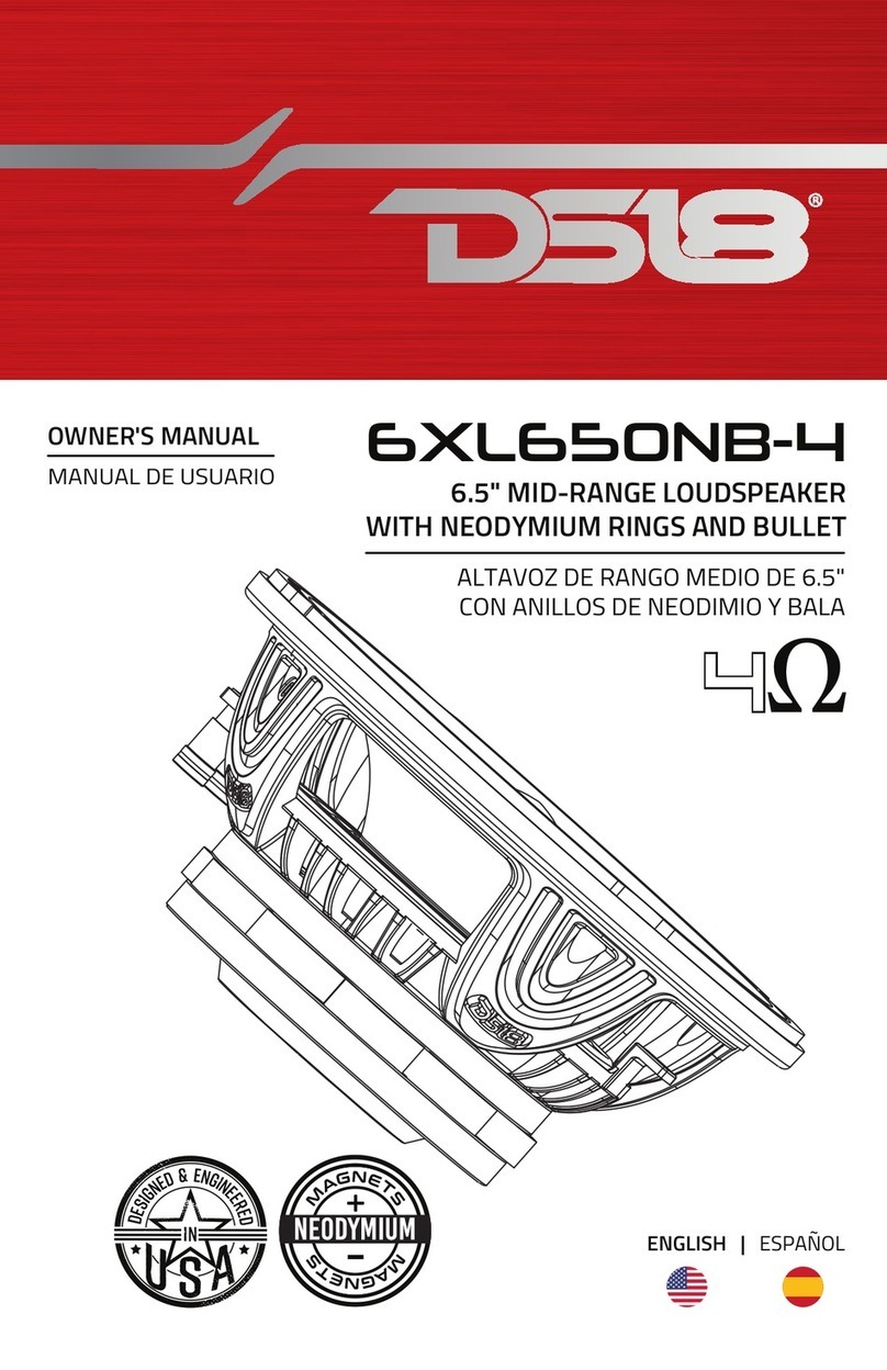 DS18 6XL650NB-4 User manual