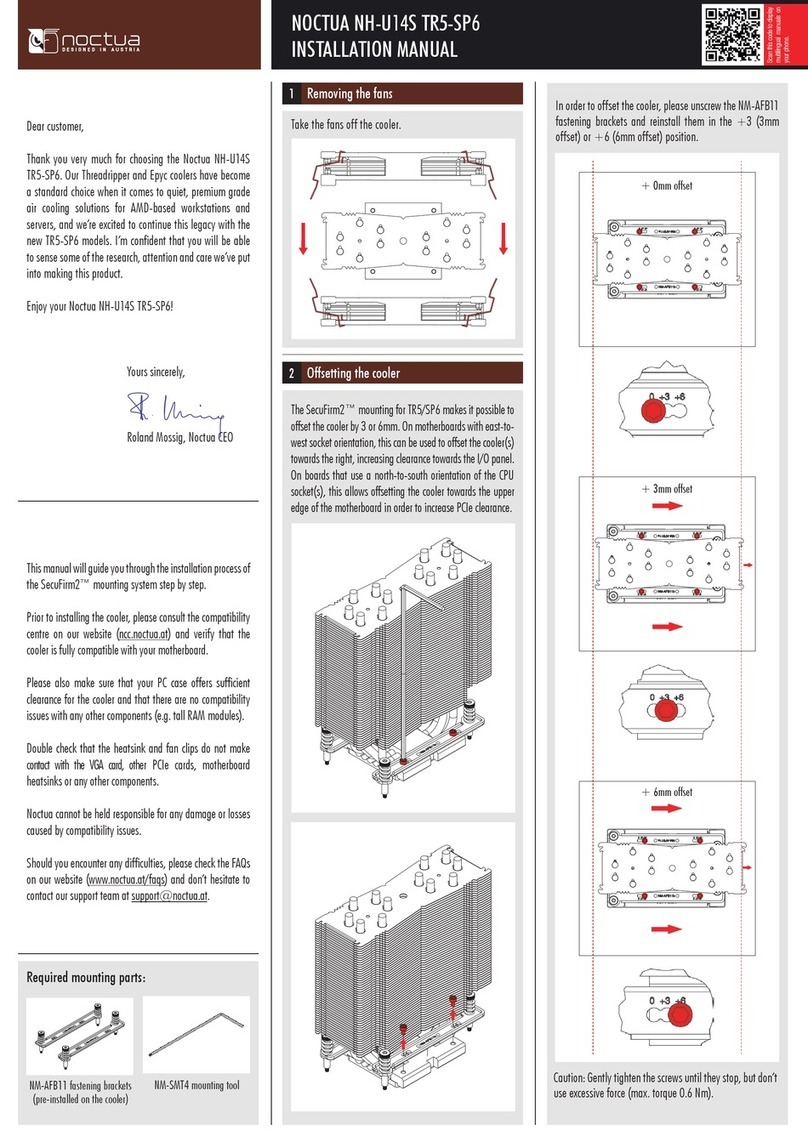 Noctua NH-U14S TR5-SP6 User manual