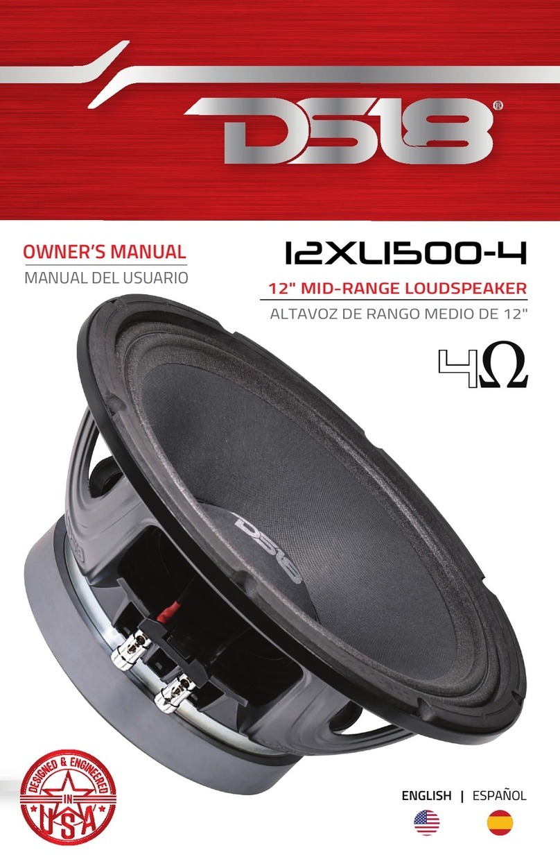 DS18 12XL1500-4 User manual