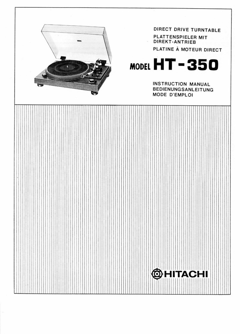 Hitachi HT -350 instruction manual
