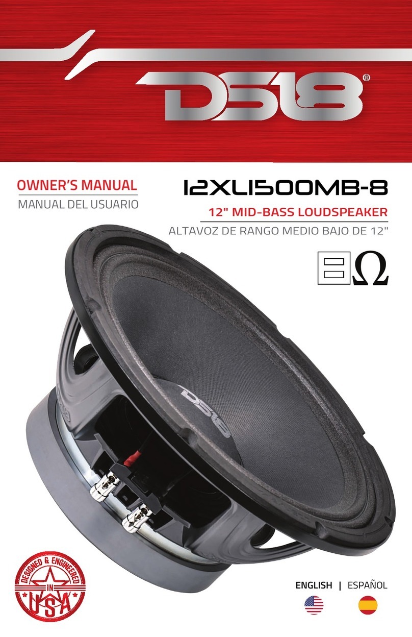 DS18 12XL1500MB-8 User manual