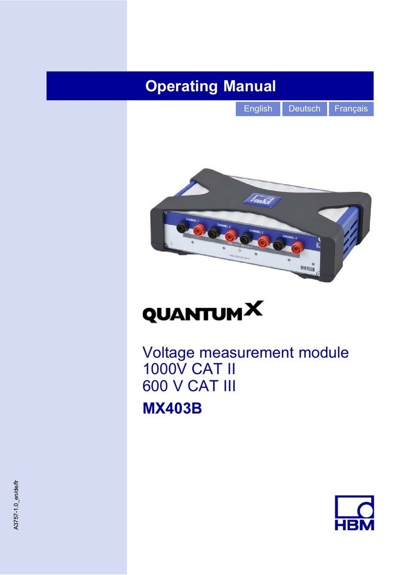 HBM MX403B operating manual