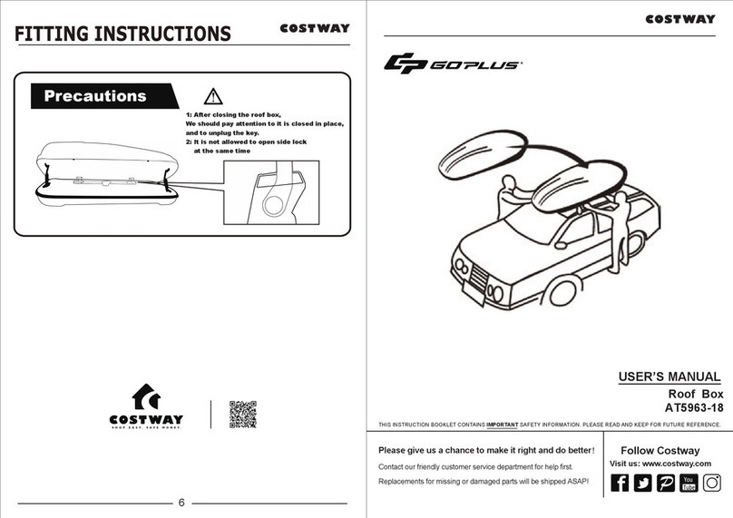 Costway GOPLUS AT5963-18 Fitting instructions