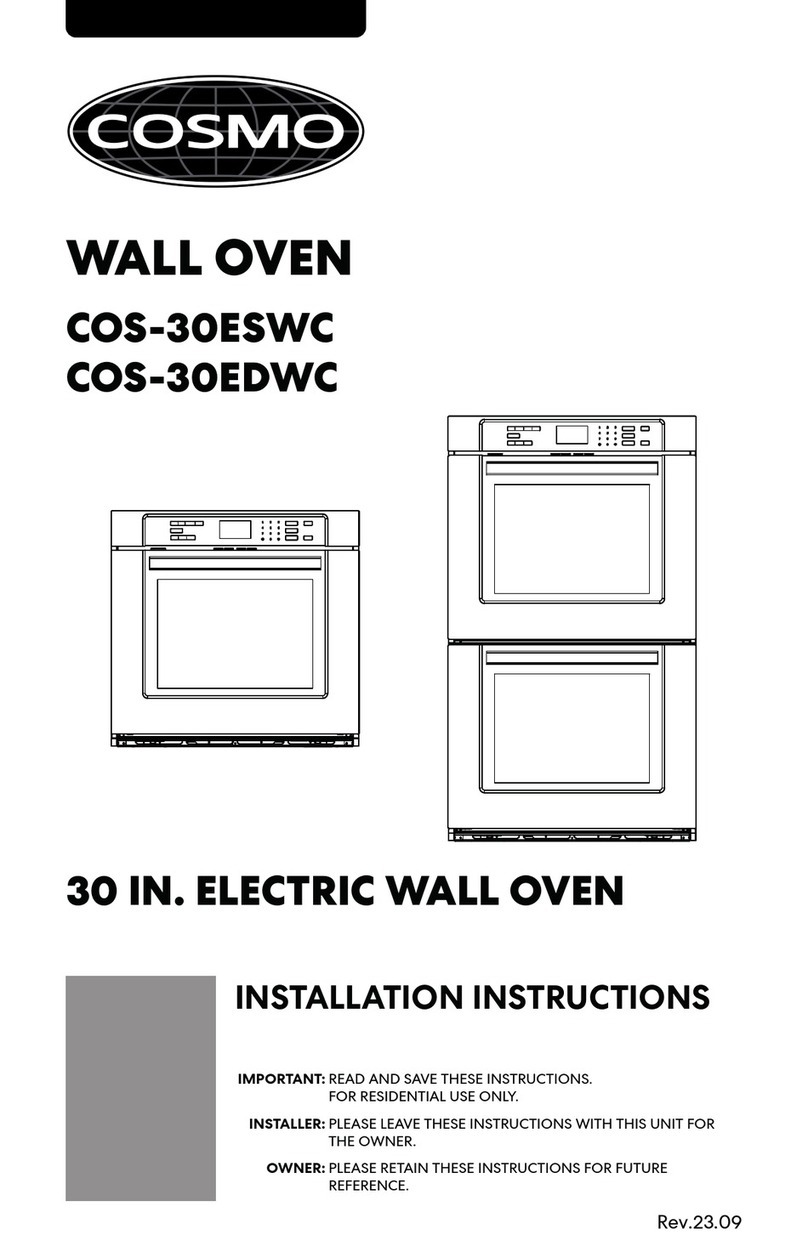 Cosmo COS-30ESWC User manual