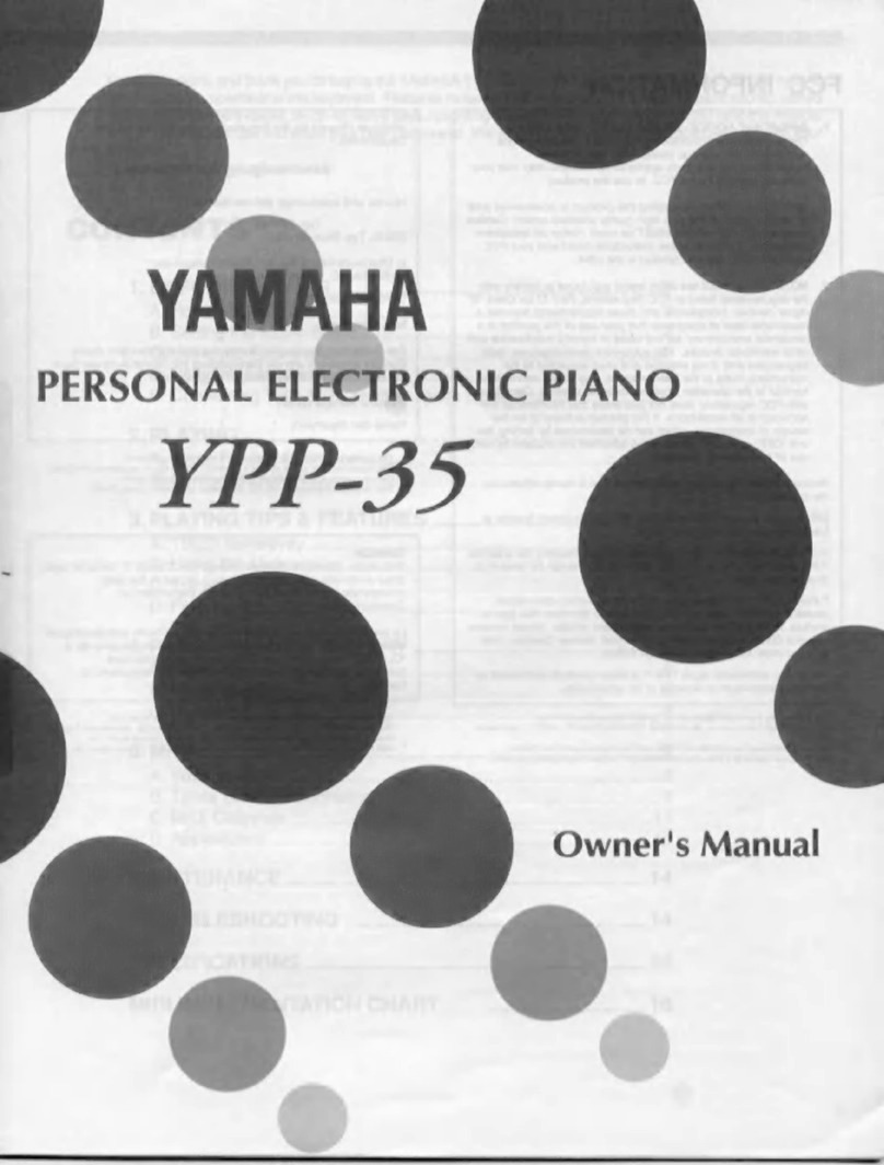 Yamaha YPP-35 User manual