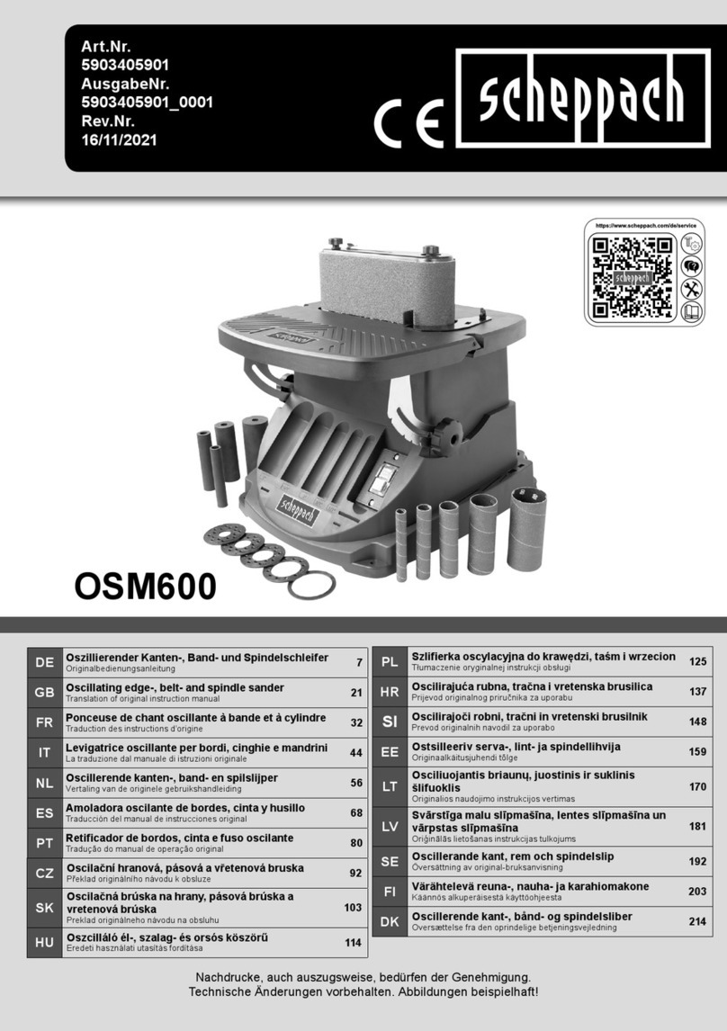 Scheppach OSM600 Instructions for use