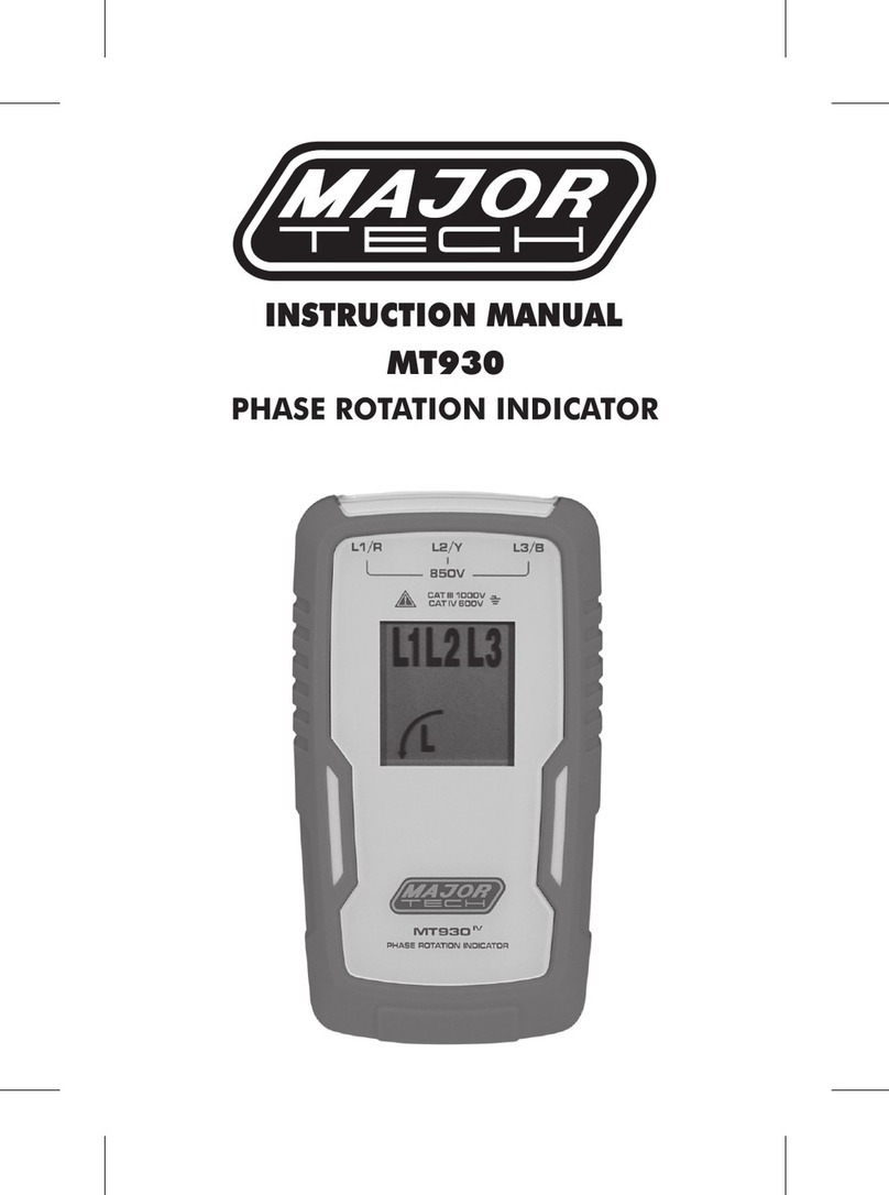 Major tech MT930 instruction manual