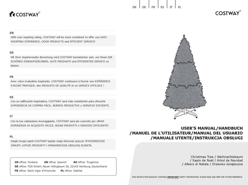 Costway 02597413 User manual