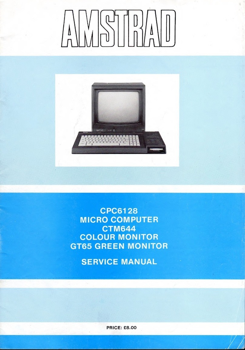 AMSTRAD CPC6128 Service manual