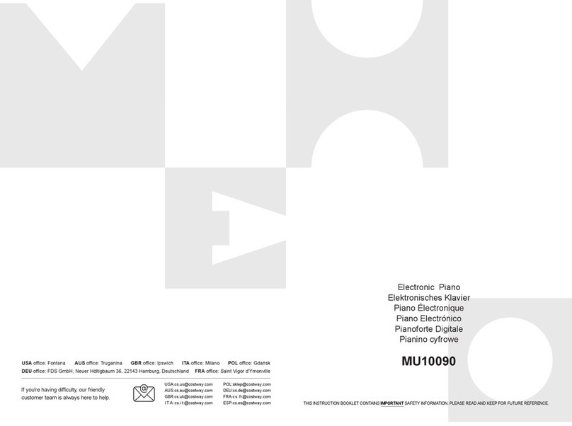 Costway MU10090 User manual