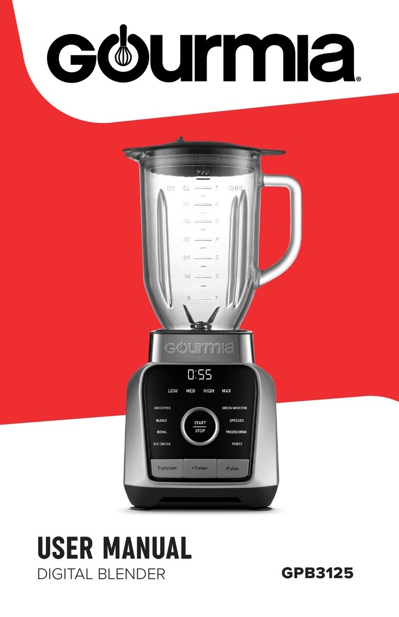 Gourmia GPB3125 user manual