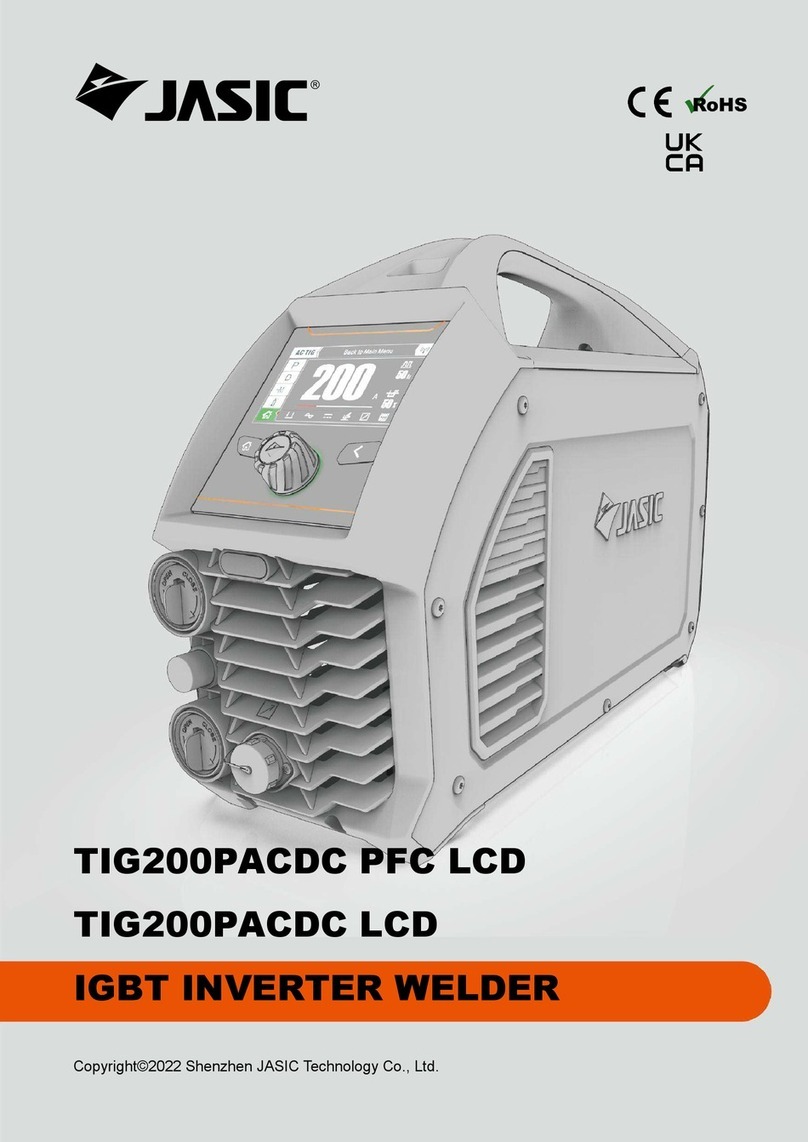Jasic TIG200PACDC PFC User manual