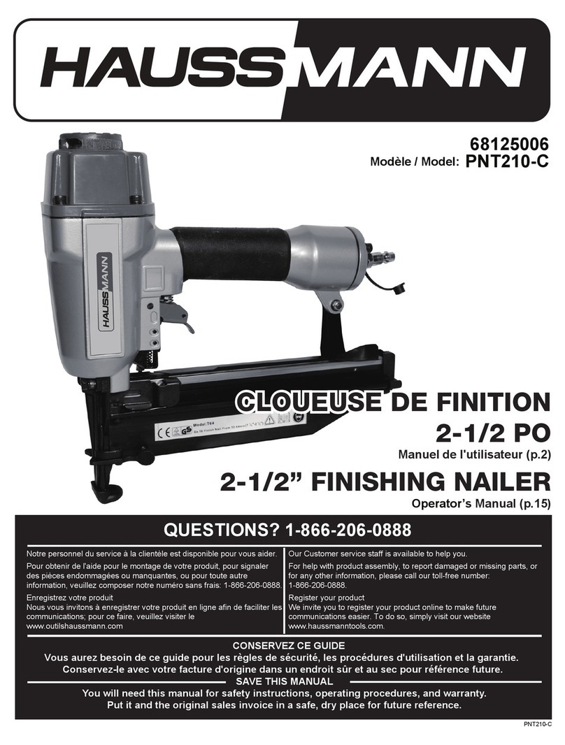 Hausmann PNT210-C Operator's manual Hausmann PNT210-C Operator's manual