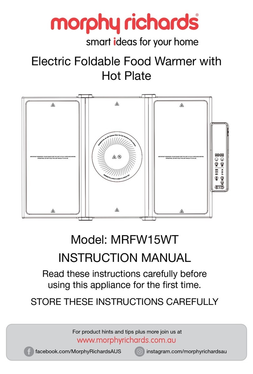 Morphy Richards MRFW15WT instruction manual