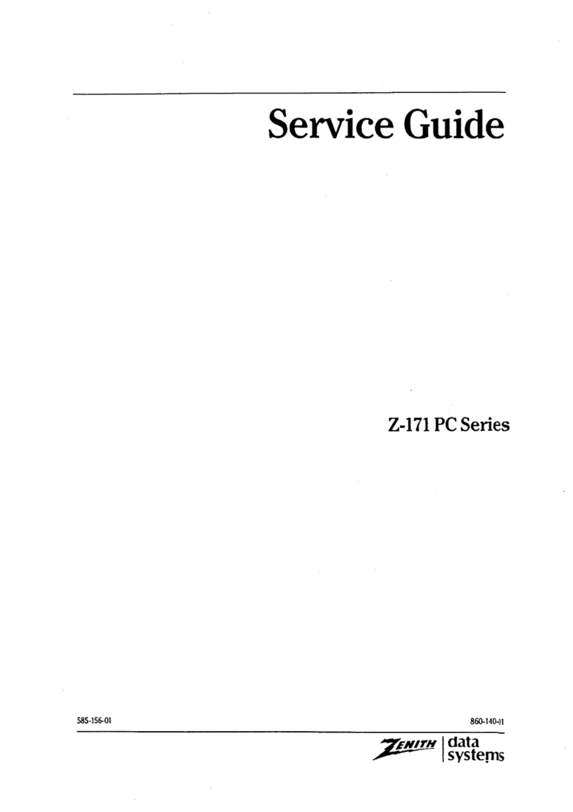 Zenith Z-171 User manual