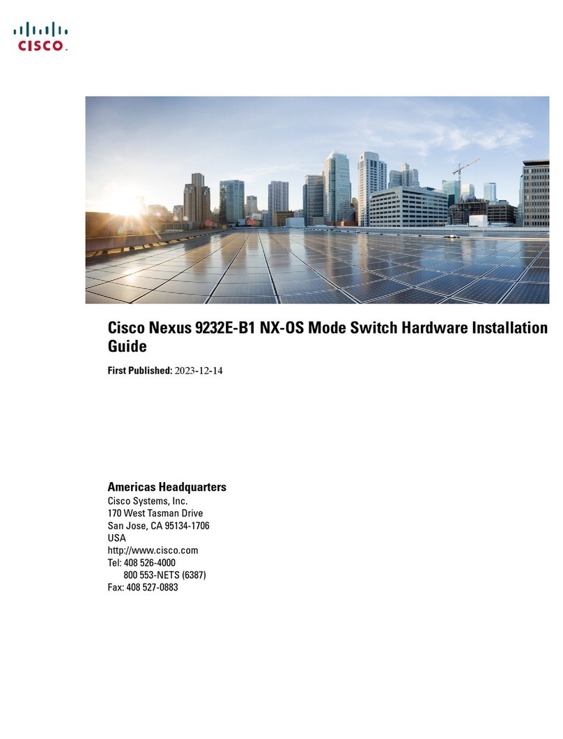 Cisco Nexus 9232E-B1 Manual
