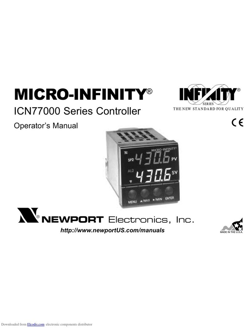 Newport Electronics INFINITY MICRO-INFINITY ICN77000 Series User manual