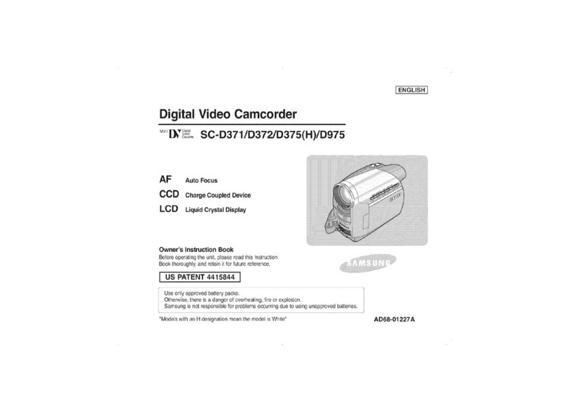 Samsung SC-D371 Owner's manual