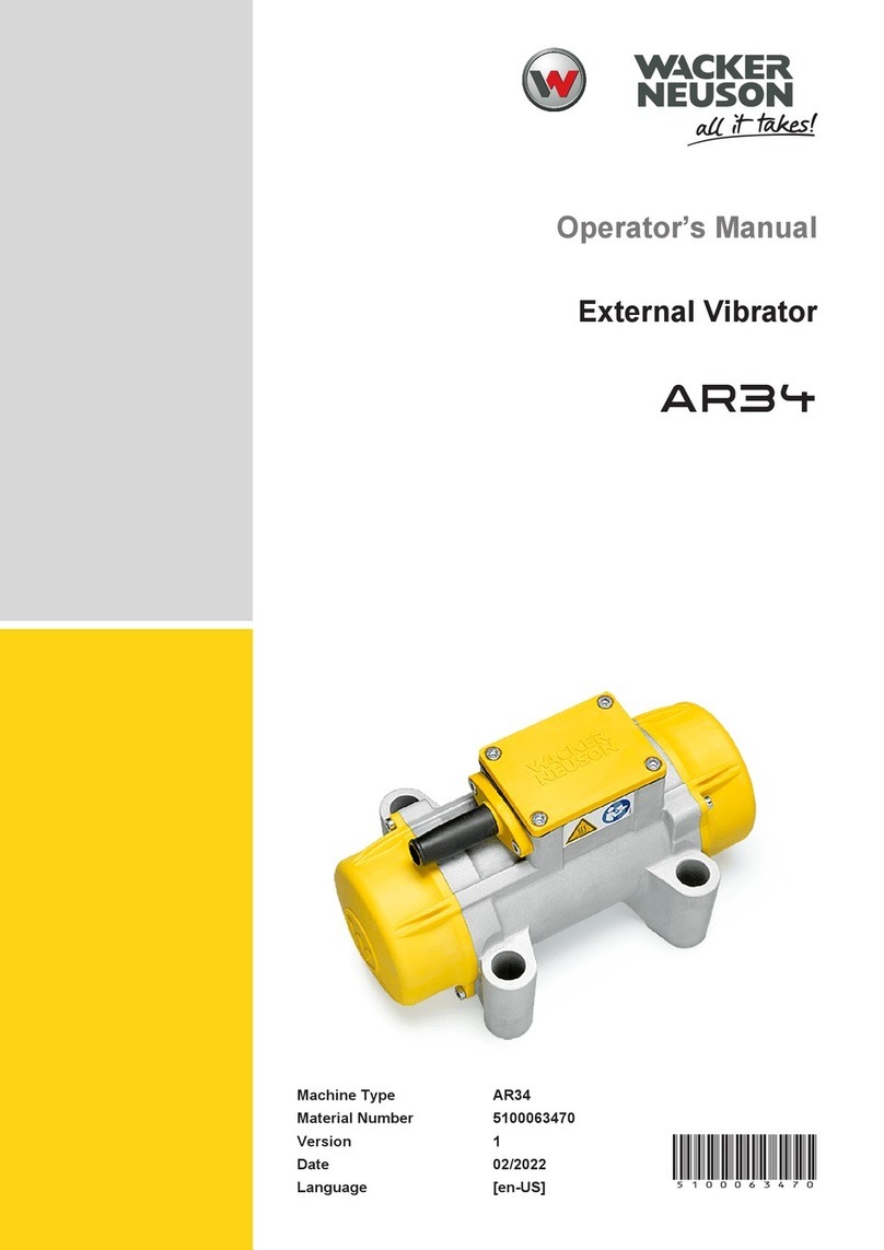 Wacker Neuson AR34 User manual