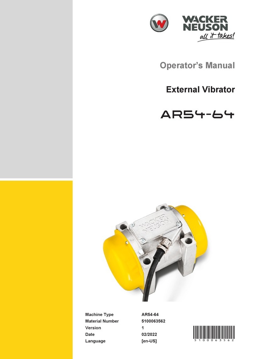 Wacker Neuson AR54 Operator's manual
