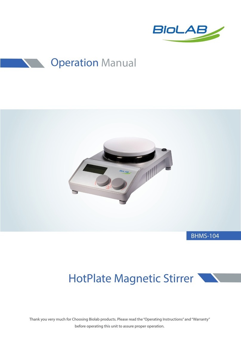 BioLAB BHMS-104 Operation manual