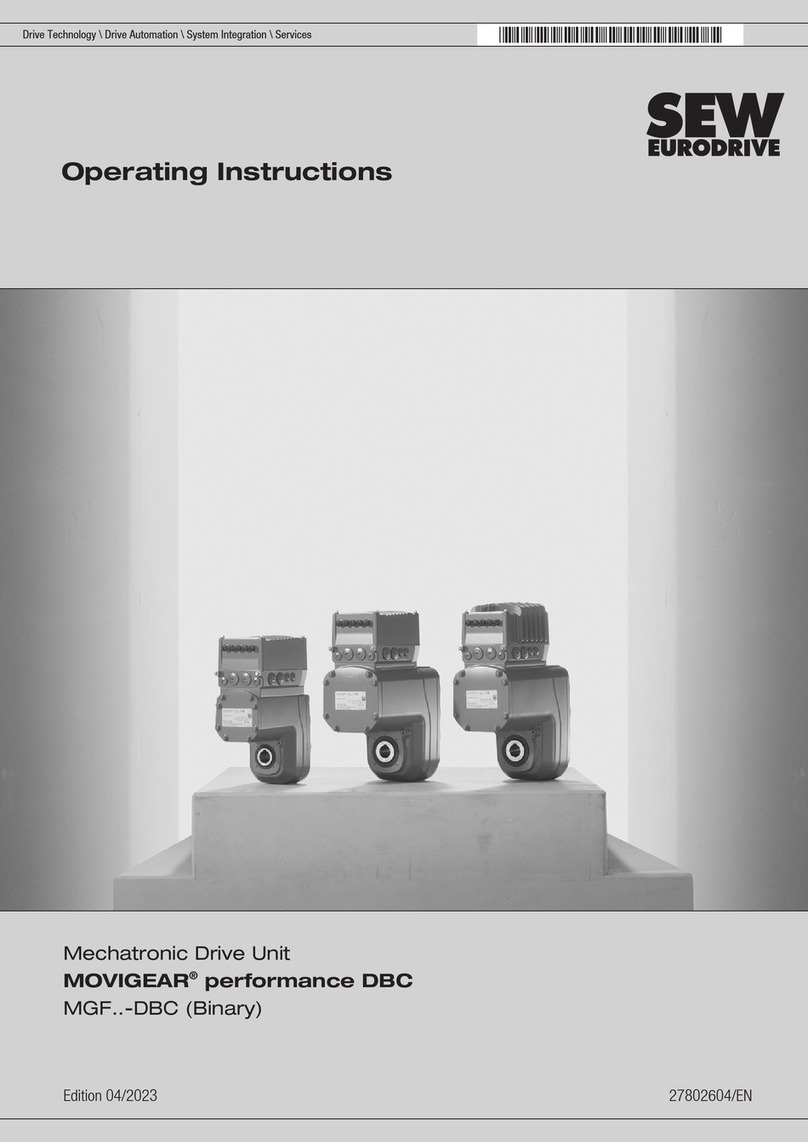 SEW-Eurodrive MOVIGEAR MGF-DBC Series operating instructions