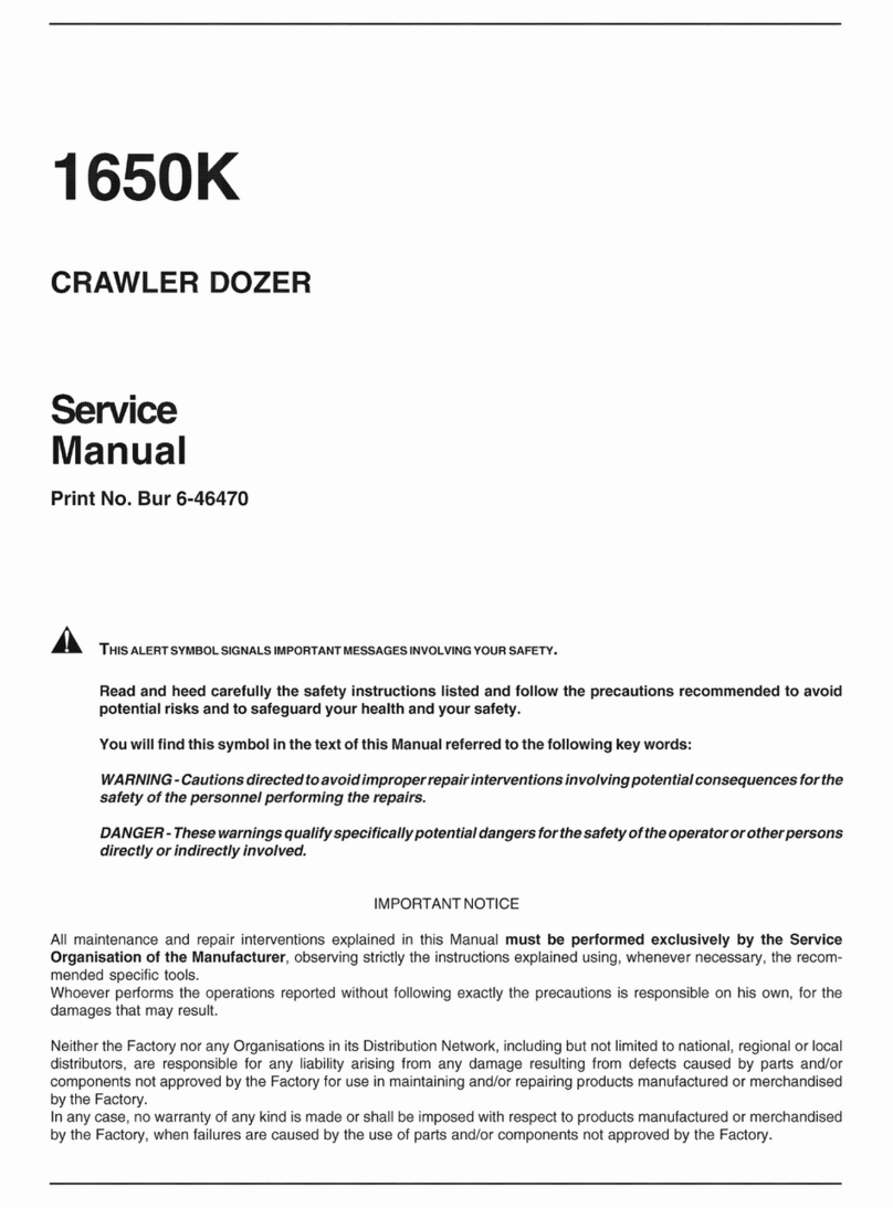 Case 1650K User manual
