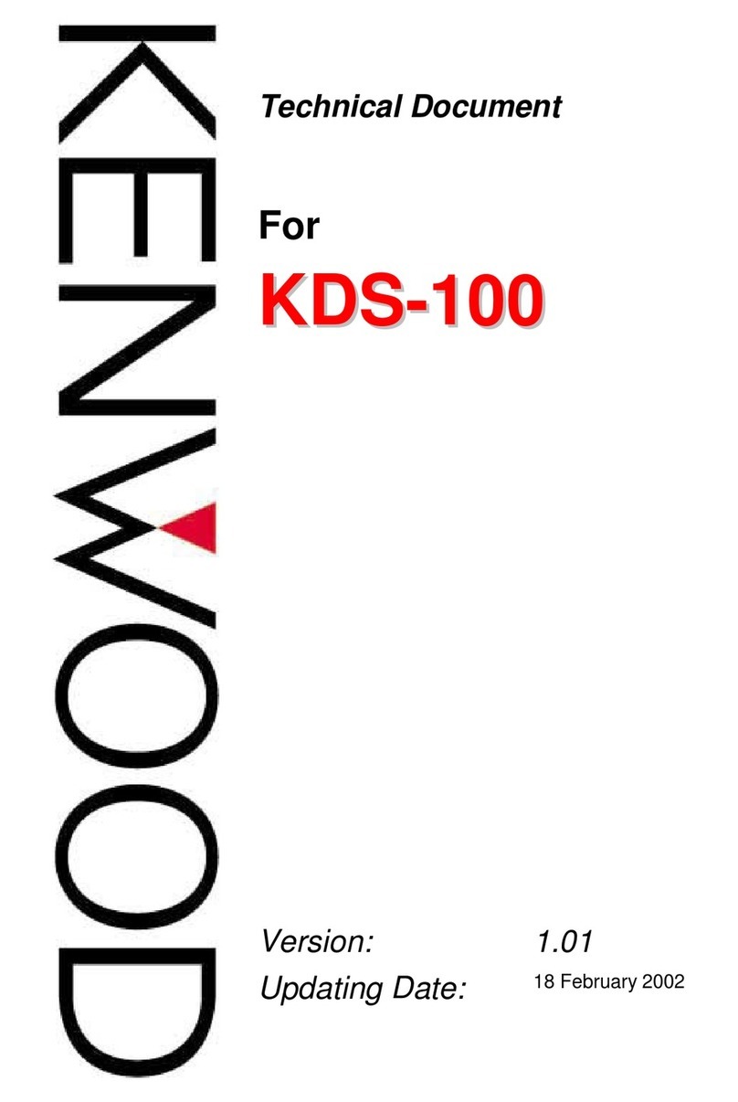 Kenwood FleetSync KDS-100 Technical manual
