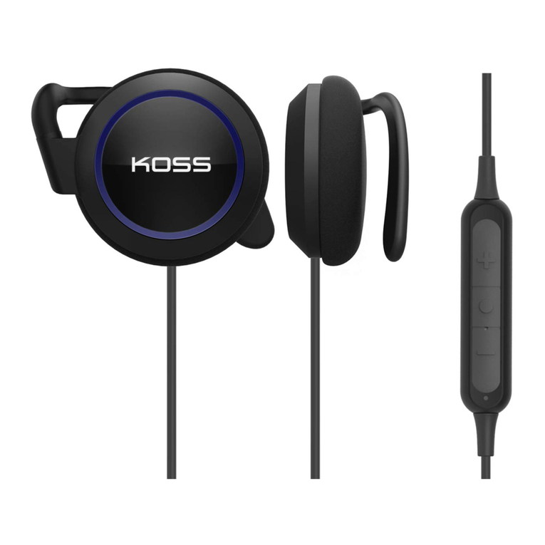 Koss BT221i User manual