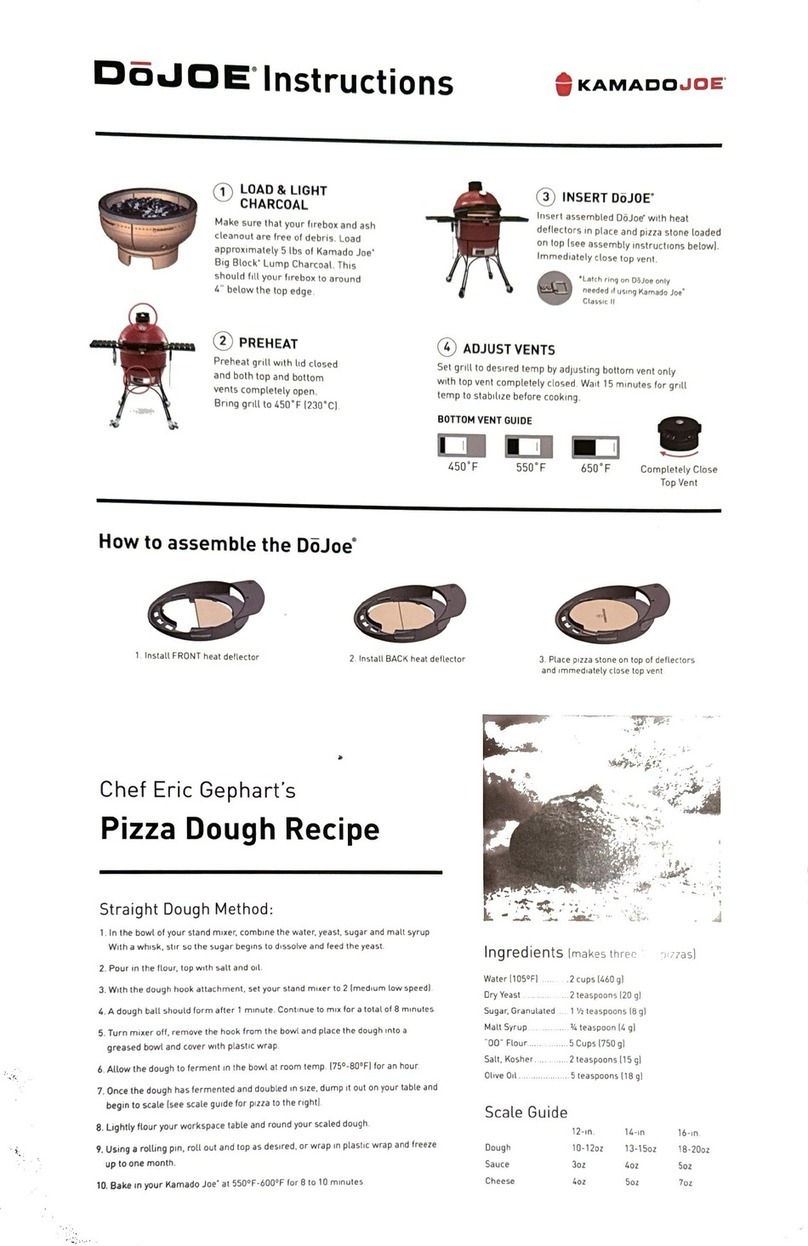 Kamado Joe DoJOE instructions Kamado Joe DoJOE instructions