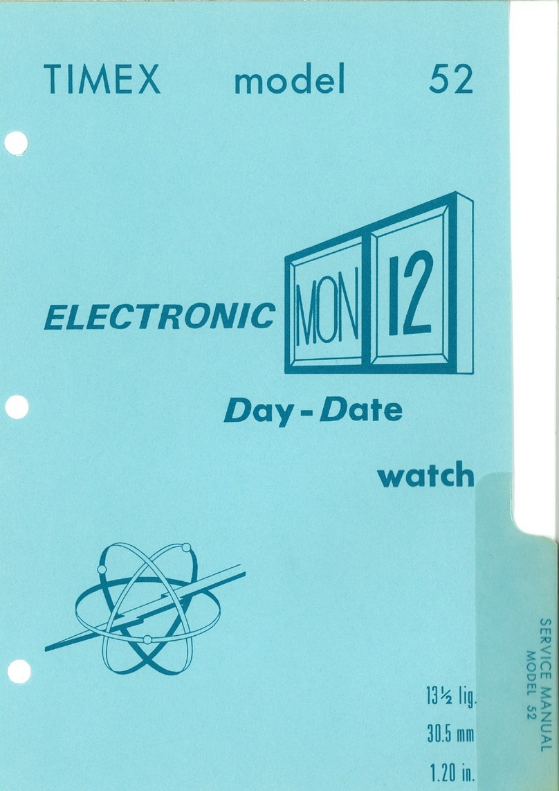 Timex 52 Service manual