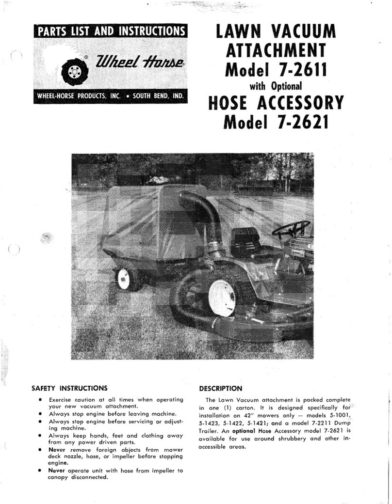 Wheel Horse 7-2611 instructions