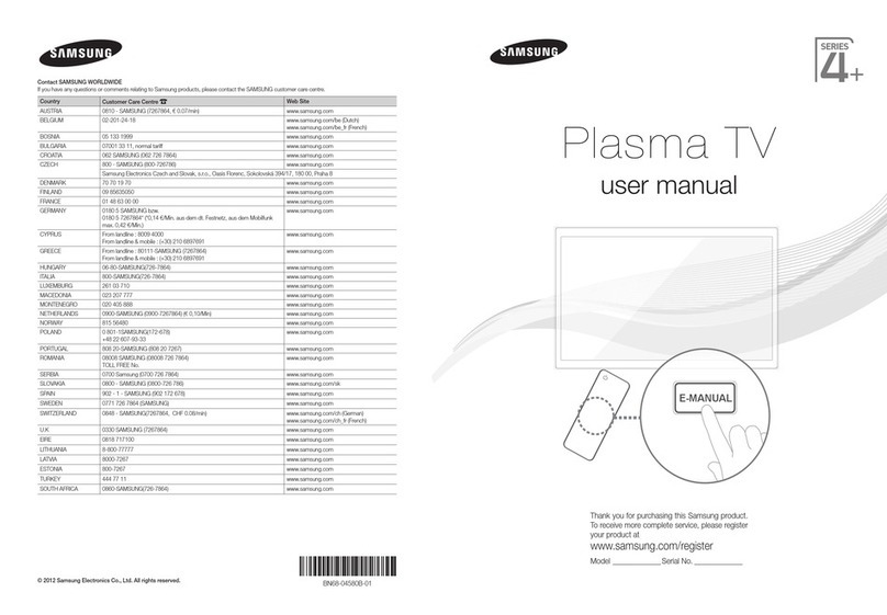 Samsung Series 4+ User manual