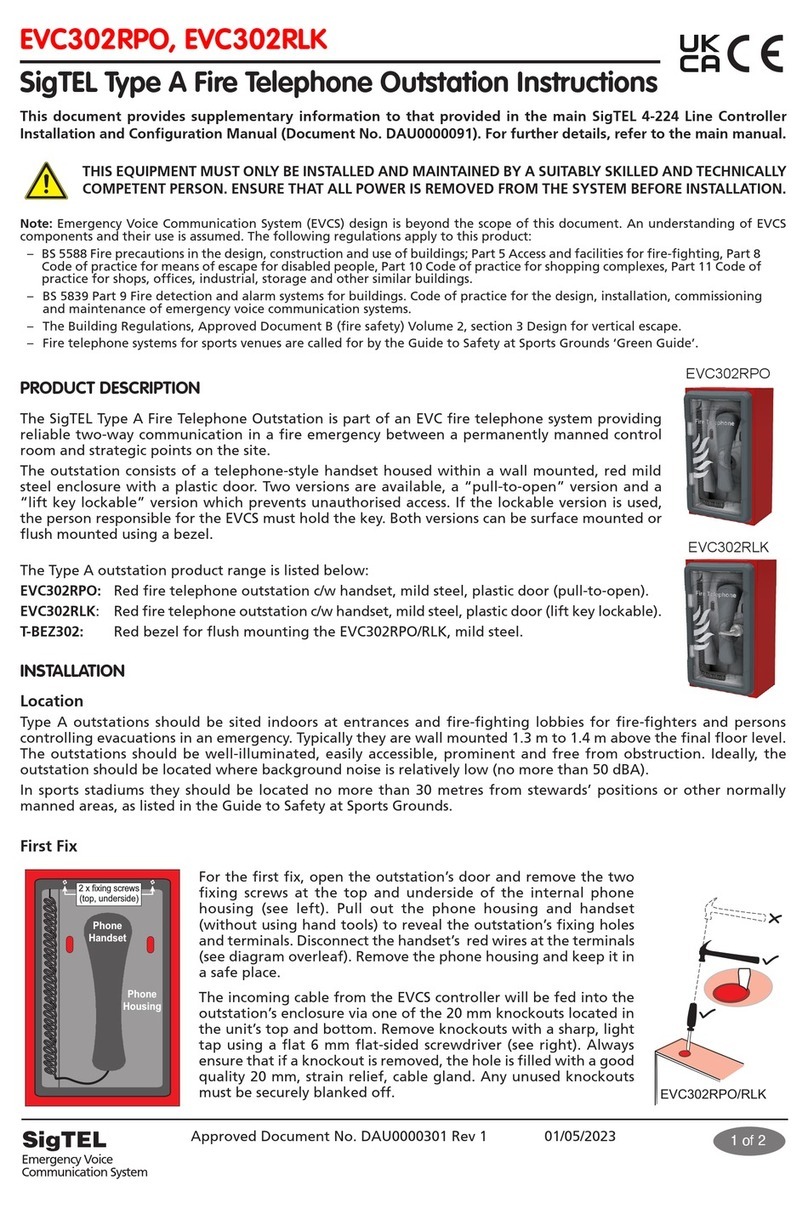 SigTEL EVC302RPO instructions