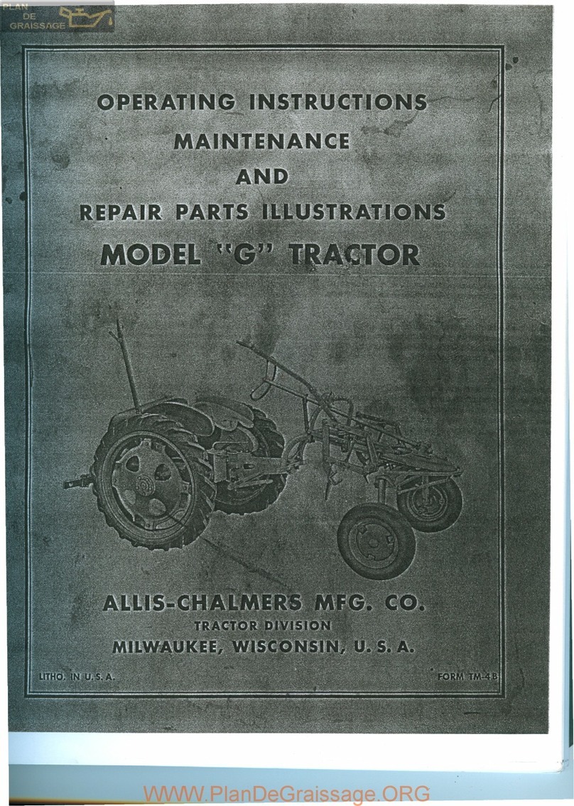 Milwaukee ALLIS-CHALMERS G operating instructions